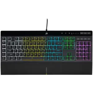 Corsair K55 RGB PRO Gaming Keyboard | Macro Keys | 10-Zone RGB | Spill-Resistant (Without Box)