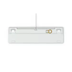 Glorious GMMK Full-Size Mechanical Keyboard | White | Hot-Swappable | RGB 