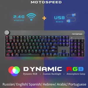 Motospeed GK81 Wireless Mechanical Gaming Keyboard | Red Switches | Price in Pakistan