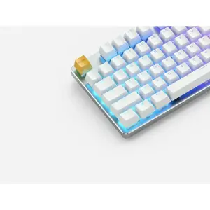 Glorious GMMK Full-Size Mechanical Keyboard | White | Hot-Swappable | RGB 