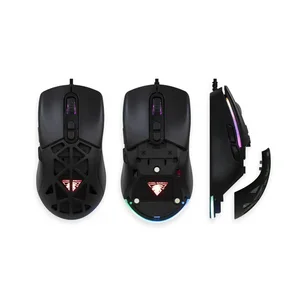 JEDEL GM1390 Wired RGB Honeycomb Gaming Mouse | Black