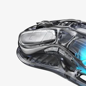 GravaStar Mercury M2 | Wireless Gaming Mouse | 79g Lightweight | 26K DPI PAW3395 | RGB | Transparent Black