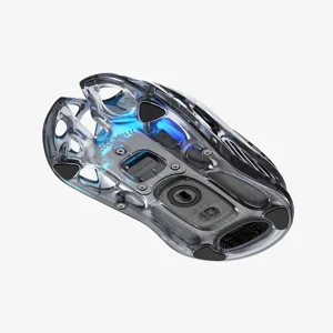 GravaStar Mercury M2 | Wireless Gaming Mouse | 79g Lightweight | 26K DPI PAW3395 | RGB | Transparent Black