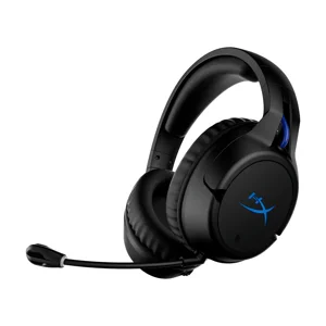 HyperX Cloud Flight Wireless Gaming Headset, Long Lasting Battery up to 30 Hours, Detachable Noise Cancelling Microphone, Red LED Light, Comfortable Memory Foam, Works with PC, PS4 & PS5 (Open Box)