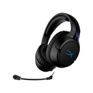 HyperX Cloud Flight Wireless Gaming Headset, Long Lasting Battery up to 30 Hours, Detachable Noise Cancelling Microphone, Red LED Light, Comfortable Memory Foam, Works with PC, PS4 & PS5 (Open Box)