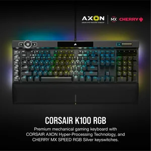 Corsair K100 RGB Mechanical - WITHOUT BOX & WRIST REST