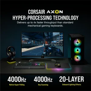 Corsair K100 RGB Mechanical - WITHOUT BOX & WRIST REST
