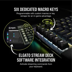 Corsair K100 RGB Mechanical - WITHOUT BOX & WRIST REST