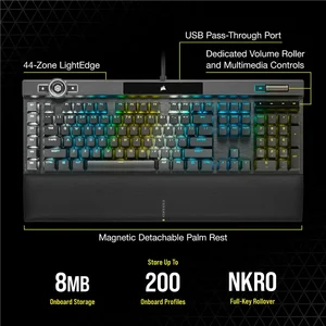 Corsair K100 RGB Mechanical - WITHOUT BOX & WRIST REST