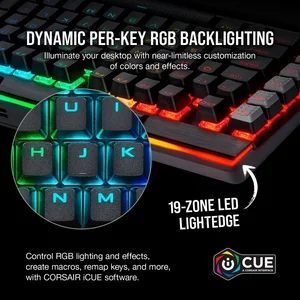 Corsair K95 Platinum XT (Cherry MX Speed) - WITHOUT BOX & PALM REST