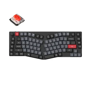 Keychron K15 Pro Alice Layout Wireless Mechanical Keyboard | RGB Backlight | Low-Profile Gateron Mechanical Red Switches - WITHOUT BOX