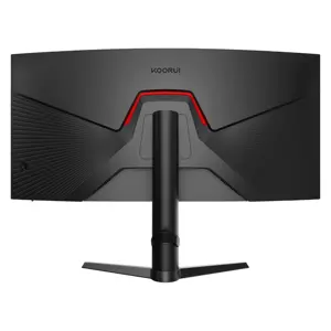KOORUI 34E6UC 34" WQHD Curved 165Hz 1ms Curved 1000R, 100% SRGB, 90% DCI-P3, HDR 400 , FreeSync/G-Sync Technology, 2x HDMI 2.0 / 1x DP  1.4, Height adjustable  Ultrawide Gaming Monitor 