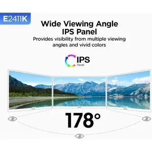 KOORUI E2411K 24" FHD IPS 144Hz, Free-sync Compatible, Eye-care: flicker-free, low blue, 99% sRGB, Eye Care, Ultra-Slim Frame, HDMI1.4+VGA