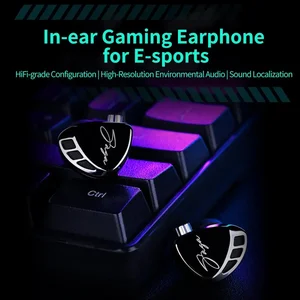 KZ Saga IEM | Balanced/ Bass Improved, Mic, Black | Wired Earbuds