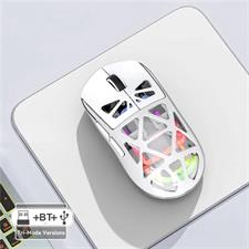 M7 Bluetooth / 2.4G Wireless / Wired Mouse RGB Light Gaming Office Home Computer Laptop Mice - White/Black