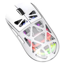 M7 Bluetooth / 2.4G Wireless / Wired Mouse RGB Light Gaming Office Home Computer Laptop Mice - White/Black