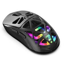 M7 Bluetooth / 2.4G Wireless / Wired Mouse RGB Light Gaming Office Home Computer Laptop Mice - White/Black