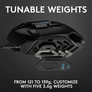 Logitech G502 Hero High Performance Wired Gaming Mouse - Without Box