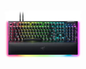 Razer Blackwidow V4 Pro (Green / Orange Switches) - WITHOUT BOX