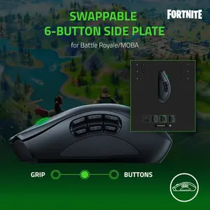 Razer Naga Pro Wireless Gaming Mouse - WITHOUT BOX (Mix Modules)