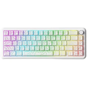 Sama Xinmeng Beat65 Rapid Trigger RGB Gaming Keyboard - Black Night/Moon White