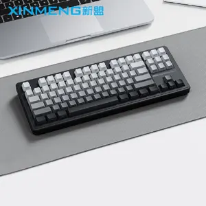 XINMENG M87 Pro V2 Tri-Mode Gasket Mechanical Keyboard - Black Gradient/Pink Gradient - Rocket Racoon