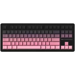 XINMENG M87 Pro V2 Tri-Mode Gasket Mechanical Keyboard - Black Gradient/Pink Gradient - Rocket Racoon
