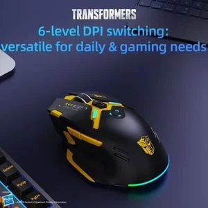 Transformers TF-GM01 Tri-Mode RGB Gaming Mouse - White