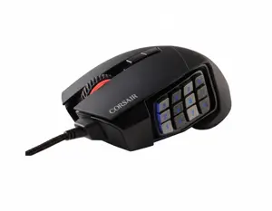 Corsair Scimitar Pro | 12-Button MMO Gaming Mouse | RGB | 16K DPI | (WITHOUT BOX)