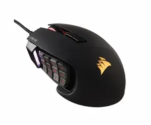 Corsair Scimitar Pro | 12-Button MMO Gaming Mouse | RGB | 16K DPI | (WITHOUT BOX)