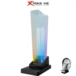 Xtrike-Me HT-09 Headset & Phone Stand | 4-USB Ports