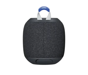 UE Wonderboom 4 (Black, Blue) Portable Speaker | Big 360° Sound | IP67 Waterproof & Floats - Box