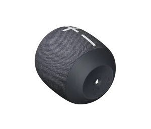 UE Wonderboom 4 (Black, Blue) Portable Speaker | Big 360° Sound | IP67 Waterproof & Floats - Box