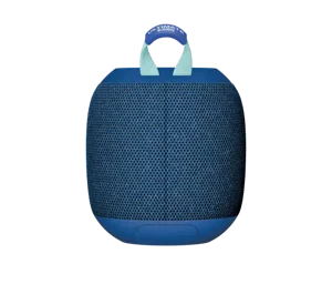 UE Wonderboom 4 (Black, Blue) Portable Speaker | Big 360° Sound | IP67 Waterproof & Floats - Box