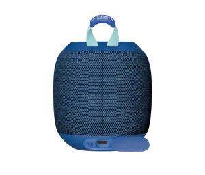 UE Wonderboom 4 (Black, Blue) Portable Speaker | Big 360° Sound | IP67 Waterproof & Floats - Box