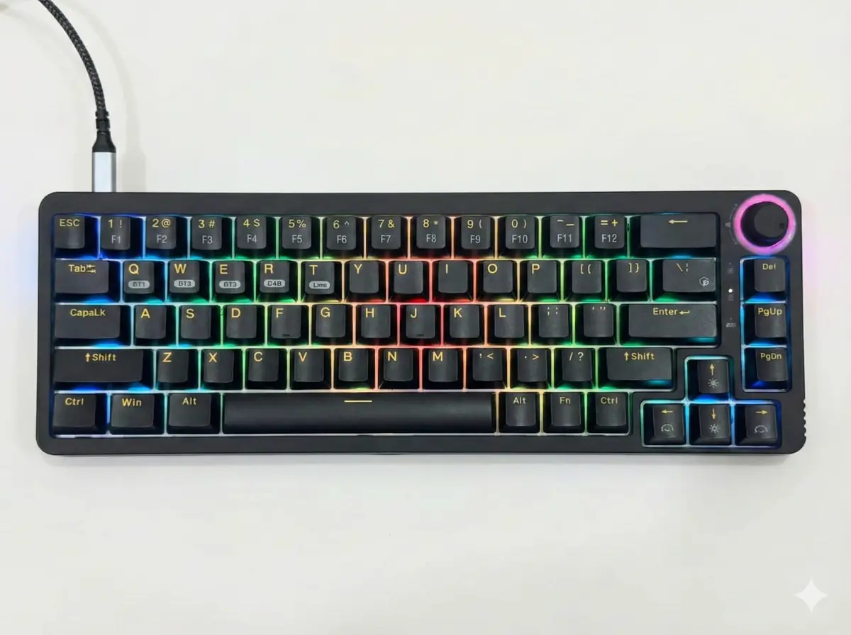 Homoo KF068 RGB Mechanical Gaming Keyboard | Blue Switches | Anti