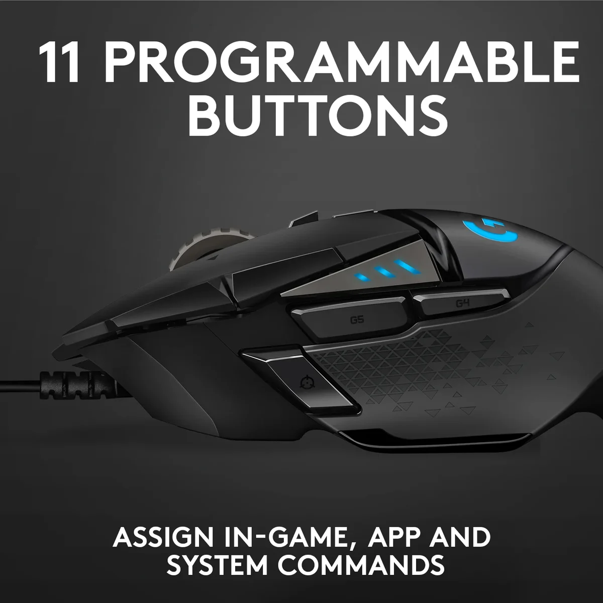 Logitech G502 Hero High Performance Wired Gaming Mouse - Without Box