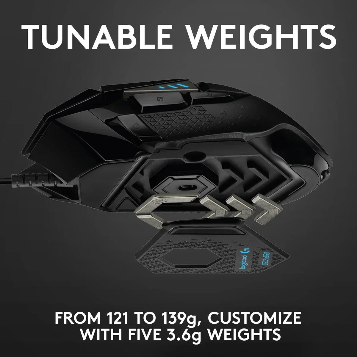 Logitech G502 Hero High Performance Wired Gaming Mouse - Without Box