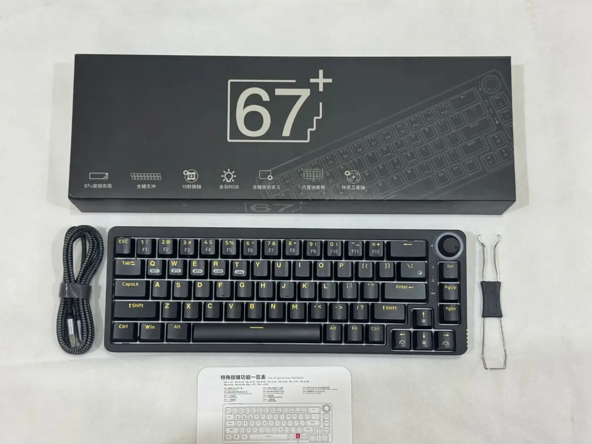 Homoo KF068 RGB Mechanical Gaming Keyboard | Blue Switches | Anti