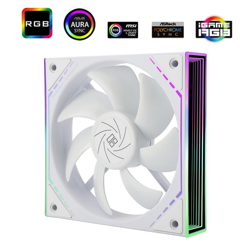 Thermalright TL-M12W-S ARGB 120mm PWM High Airflow Case Fan White
