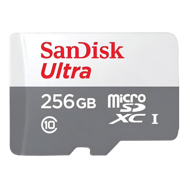 SanDisk Ultra 256GB microSDXC Memory Card UHS-I Class 10 (Up to 100MB/s) SDSQUNR-256G-GN3MN