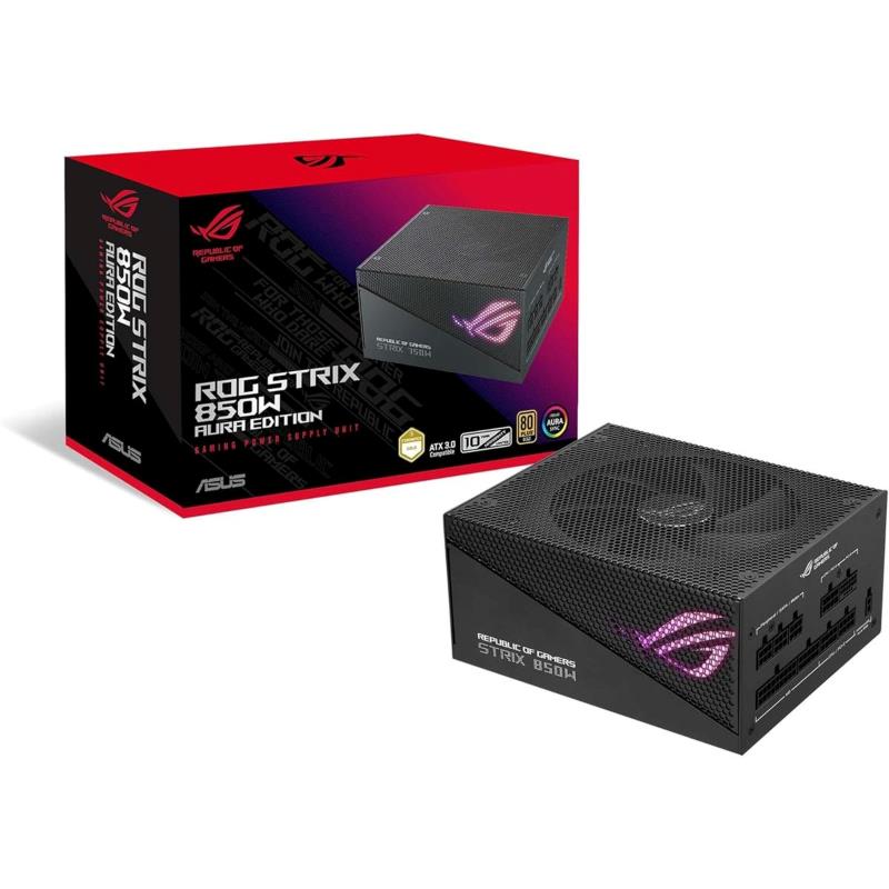 ASUS ROG Strix 850W 80+ Gold Aura Edition Fully Modular Gaming Power Supply