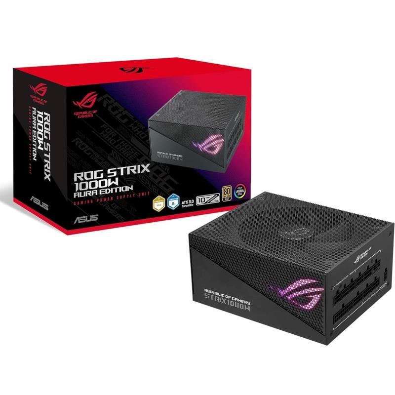 ASUS ROG Strix 1000W 80+ Gold Aura Edition Fully Modular Gaming Power Supply