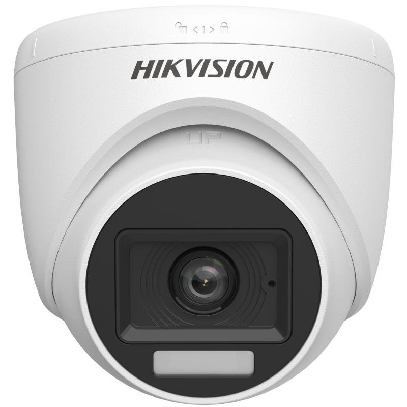 Hikvision 2MP Smart Hybrid Light Audio Fixed Turret Color Camera