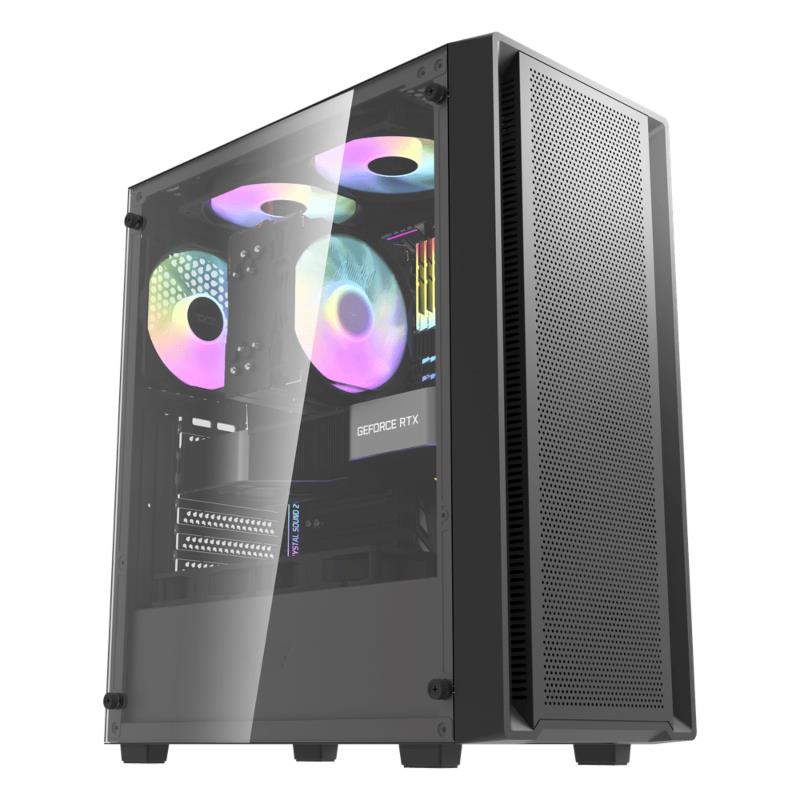 DARKFLASH DK353 ATX PC Case - Black