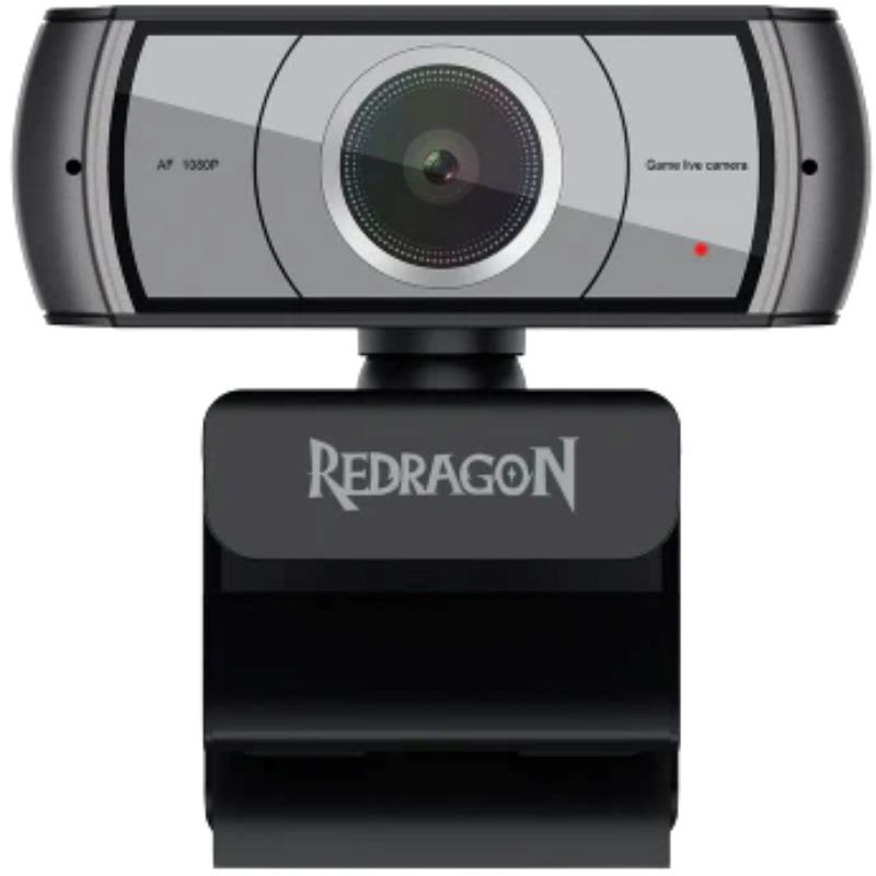 Redragon Apex GW900 1080P 30FPS Webcam - Auto Focus, Noise-Cancelling Mic, USB Plug & Play