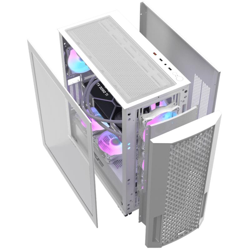DF2100 ATX PC Case - White