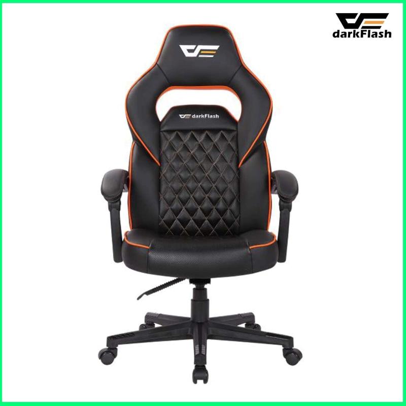 DARKFLASH RC300 Gaming Armchair Black – Ergonomic Racing Style Gaming Chair with Recline & Adjustable Armrests