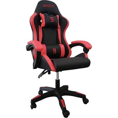 Boost Velocity Pro Gaming Chair Red – Ergonomic Racing Style Gaming & Office Chair with Adjustable Armrests