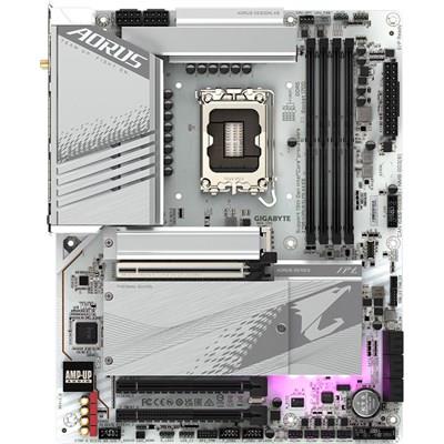 Gigabyte Z790 AORUS ELITE AX ICE Intel Motherboard - LGA1700, DDR5, PCIe 5.0, Wi-Fi 6E, 2.5GbE LAN